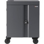 Bretford CUBE Cart - 1 Shelf - PushPull Handle - 4 Casters - Steel - 30 Width x 265 Depth x 375 Height - Champagne - For 16 TVC16PAC-CH
