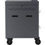 Bretford CUBE Cart - 1 Shelf - PushPull Handle - 4 Casters - Steel - 30 Width x 265 Depth x 375 Height - Champagne - For 16 TVC16PAC-CH