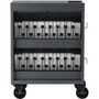 Bretford CUBE Cart - 1 Shelf - Push Handle Handle - 4 Casters - Steel Polypropylene - 30 Width x 265 Depth x 375 Height - Topaz TVC16PAC-TZ
