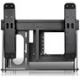 Thermaltake Core P1 TG Mini ITX Wall-Mount Chassis - Wall Mountable - Black - Tempered Glass SPCC - 4 x Bay - Mini ITX Motherboard - CA-1H9-00T1WN-00