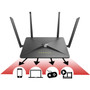 D-Link DIR-882 Wi-Fi 5 IEEE 80211ac Ethernet Wireless Router - 240 GHz ISM Band - 5 GHz UNII Band - 325 MBs Wireless Speed - 4 x - DIR-882