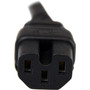 StarTech.com 4 ft Heavy Duty 14 AWG Computer Power Cord - NEMA5-15P to C15 - 125 V AC / 15 A - Black - 1 (PXT515C154)