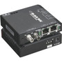 Black Box LBH100 TransceiverMedia Converter - 2 x Network RJ-45 - 1 x SC Ports - DuplexSC Port - Multi-mode - 003 mil 0 mm Fiber LBH100A-P-SC-12