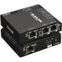 Black Box LBH100 Ethernet Switch - 4 Ports - 2 Layer Supported - Twisted Pair - Rack-mountable DIN Rail Mountable Panel-mountable - LBH101A-P