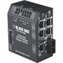 Black Box LBH150 TransceiverMedia Converter - 5 x Network RJ-45 - 1 x ST Ports - DuplexST Port - Multi-mode - 003 mil 0 mm Fiber LBH150A-P-ST-12