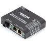 Black Box LBH100 TransceiverMedia Converter - 2 x Network RJ-45 - Multi-mode - 003 mil 0 mm Fiber - Fast Ethernet - 100Base-X - LBH100AE-H-MT