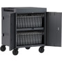 Bretford CUBE Cart - 2 Shelf - Push Handle Handle - 4 Casters - Steel Polypropylene - 30 Width x 265 Depth x 375 Height - - For TVC32PAC-KEYC