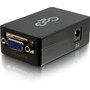 C2G Pro HDMI to VGA and Audio Adapter Converter - 1 x HDMI Female Digital Audio/Video - 1 x HD-15 Female VGA, 1 x Mini-phone Audio - (40714)