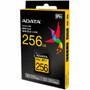 Adata Premier ONE 256 GB Class 10UHS-II U3 V90 SDXC - 290 MBs Read - 260 MBs Write - Lifetime Warranty ASDX256GUII3CL10-C