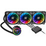 Thermaltake Floe Riing Cooling FanWater Block - 472 120 mm Maximum Fan Diameter - 3 x Fans - 11989 Lmin Maximum Airflow - rpm CL-W158-PL12SW-A