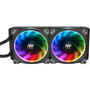 Thermaltake Floe Riing Cooling FanWater Block - 472 120 mm Maximum Fan Diameter - 2 x Fans - 17893 Lmin Maximum Airflow - rpm CL-W167-PL14SW-A