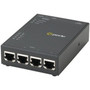 Perle IOLAN STS4P GR PoE Secure Device Server - 512 MB - Twisted Pair - 1 x Network RJ-45 - 4 x Serial Port - 101001000Base-T - - 04031920