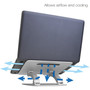 SIIG Adjustable Aluminum Laptop Stand for Macbook and PC - Up to 17 43180 mm Screen Support - 1320 lb 598742 g Load Capacity - CE-MT2C12-S1