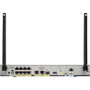 Cisco C1111-8PLTEEA Cellular Wireless Integrated Services Router - 4G - LTE 700 LTE 850 LTE 900 LTE 1500 LTE 1800 LTE 2100 LTE - C1111-8PLTEEA