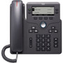 Cisco 6841 IP Phone - Corded - Corded - Charcoal - 4 x Total Line - VoIP - 2 x Network RJ-45 - PoE Ports CP-6841-3PW-NA-K9