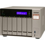 QNAP Powerful NAS with AMD RX-421BD Quad-Core APU and PCIe Expandability - R-Series RX-421BD Quad-core 4 Core 210 GHz - 6 x HDD - 8 TVS-673E-8G-US