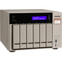 QNAP Powerful NAS with AMD RX-421BD Quad-Core APU and PCIe Expandability - R-Series RX-421BD Quad-core 4 Core 210 GHz - 6 x HDD - 8 TVS-673E-8G-US