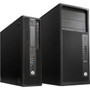 HP Z240 Workstation - 1 - 8 GB - 256 GB SSD - Tower - Black - Serial ATA600 Controller - 0 1 RAID Levels - Gigabit Ethernet 3WD77UAABC