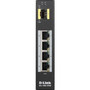 D-Link Industrial Gigabit Unmanaged PoE Switch with SFP Slot - 4 Ports - Gigabit Ethernet - 1000Base-X 1001000Base-T - 2 Layer - - 1 DIS-100G-5PSW