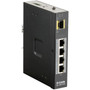 D-Link Industrial Gigabit Unmanaged PoE Switch with SFP Slot - 4 Ports - Gigabit Ethernet - 1000Base-X 1001000Base-T - 2 Layer - - 1 DIS-100G-5PSW