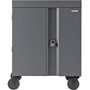 Bretford CUBE Cart - 2 Shelf - 4 Casters - 5 127 mm Caster Size - Steel - 30 Width x 265 Depth x 375 Height - Platinum - For TVC36PAC-PM