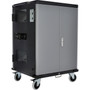 V7 Charge Cart for 36 Mobile Computers - Secure Store and Charge Chromebooks Notebooks and Tablets - NEMA US Plug - V7 36 Devices AC CHGCT36-1N