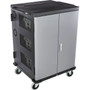 V7 Charge Cart for 36 Mobile Computers - Secure Store and Charge Chromebooks Notebooks and Tablets - NEMA US Plug - V7 36 Devices AC CHGCT36-1N