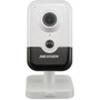 Hikvision DS-2CD2425FWD-IW 2 Megapixel Indoor HD Network Camera - Color Monochrome - Cube - 3281 ft 10 m - H265 H265 MJPEG - DS-2CD2425FWD-IW 28MM