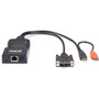 Black Box Agility Zero U KVM-over-IP Transmitter - DVI - 1 Computers - 1920 x 1200 Maximum Video Resolution - 1 x Network RJ-45 - ACR500DV-T