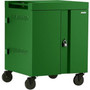 Bretford CUBE Cart - 1 Shelf - PushPull Handle - 4 Casters - Steel - 30 Width x 265 Depth x 375 Height - Grass - For 16 Devices TVC16PAC-270GRA