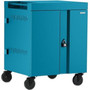 Bretford CUBE Cart - 2 Shelf - PushPull Handle - 4 Casters - Steel - 30 Width x 265 Depth x 375 Height - Pacific Blue - For 36 TVC36PAC-270PA
