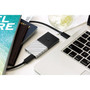 WD My Passport WDBKVX2560PSL-WESN 256 GB Portable Solid State Drive - 25 External - Black Metallic Gray - USB 31 Type C - 256-bit WDBKVX2560PSL-WESN