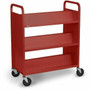 Bretford V336 Book Cart - 6 Shelf - Round Handle - 4 Casters - 5 127 mm Caster Size - Steel - 36 91440 mm Width x 18 45720 x V336-PA5