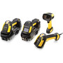 Datalogic PM9600-SR433RBK10 PowerScan PM9600-SR Wireless Barcode Scanner - 1D/2D Imager - USB - IP65/IP67 - Black/Yellow