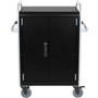 Bretford Link Cart - 2 Shelf - 7802 kg Capacity - 4 Casters - 5 127 mm Caster Size - 345 Width x 25 Depth x 43 Height - Red - MDMLAP24NR-REDAL