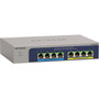Netgear 8-port Ultra60 PoE Multi-Gigabit 25G Ethernet Plus Switch - 8 Ports - 25 Gigabit Ethernet - 25GBase-T - 3 Layer - W - W MS108UP-100NAS