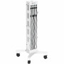 Bretford CUBE Tower Pre-Wired Mobile Charging Station - 4 Casters - Steel - 16 Width x 162 Depth x 39 Height - Arctic White CTWR800USBC-AW