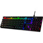HyperX Alloy Origins PBT HX Red - Mechanical Gaming Keyboard - Cable Connectivity - USB Interface - RGB LED - Rugged - English US - 639N3AAABA