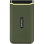 Transcend 1 TB Portable Solid State Drive - External - Military Green - USB 32 Gen 2 Type C TS1TESD380C