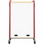 Safco Whiffle Typical 14 Double 48 - 4 Shelf - 12 Drawer - 332 lb 15059267 g Capacity - 4 Casters - Laminate High Pressure HPL 3934RED