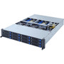 Gigabyte H252-Z12 Barebone System - 2U Rack-mountable - Socket LGA-4094 - 1 x Processor Support - AMD Chip - 256 GB DDR4 SDRAM Maximum H252-Z12
