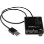 StarTech.com USB Sound Card w/ SPDIF Digital Audio & Stereo Mic - External Sound Card for Laptop or PC - SPDIF Output (ICUSBAUDIO2D) - (Fleet Network)