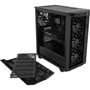 be quiet Pure Base 500DX Black - Black - Tempered Glass Acrylonitrile Butadiene Styrene ABS Steel - 7 x Bay - 0 - ATX Micro ATX BGW37