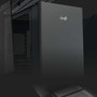 In Win IW-CS-A5BLK-1AM120S A5 Computer Case - Mid-tower - Black - Tempered Glass Aluminium Acrylonitrile Butadiene Styrene ABS - IW-CS-A5BLK-1AM120S