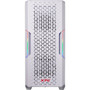 XPG STARKERAIR-WHCWW Gaming Computer Case - Mid-tower - White - SPCC Tempered Glass - ATX Mini ITX Micro ATX Motherboard Supported 75260178