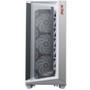 XPG CRUISERST-WHCWW Computer Case - Mid-tower - White - SPCC Tempered Glass - Mini ITX Micro ATX ATX EATX Motherboard Supported - 15260103