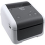 Brother TD4520DN Desktop Direct Thermal Printer - Monochrome - Label Print - Fast Ethernet - USB - Serial - LED Display Screen - 3000 TD4520DN