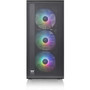 Thermaltake S200 TG ARGB Mid Tower Chassis - Mid-tower - Black - Tempered Glass - ATX Mini ITX Micro ATX Motherboard Supported - 6 x CA-1X2-00M1WN-00