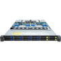 Gigabyte R183-Z92 Barebone System - 1U Rack-mountable - Socket SP5 LGA-6096 - 2 x Processor Support - AMD Chip - 256 GB DDR5 SDRAM RAM R183-Z92-AAD2