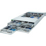 Gigabyte H273-Z80 Barebone System - 2U Rack-mountable - Socket SP5 LGA-6096 - 2 x Processor Support - AMD Chip - 256 GB DDR5 SDRAM RAM H273-Z80-AAN1